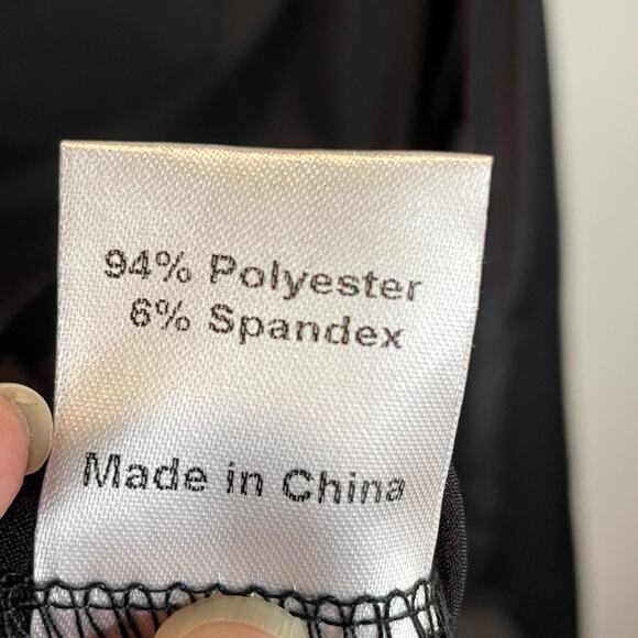 Princess Polly NWT Black Satin Kendra Mini Dress - size 12 - Picture 11 of 11